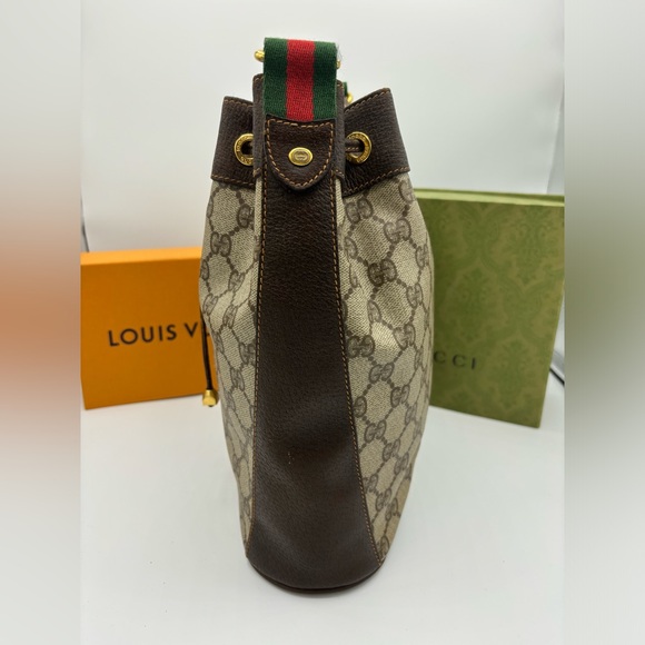 Gucci Leather Vintage Bucket bag Very good condition Brown, Leather - Picture 3 of 15